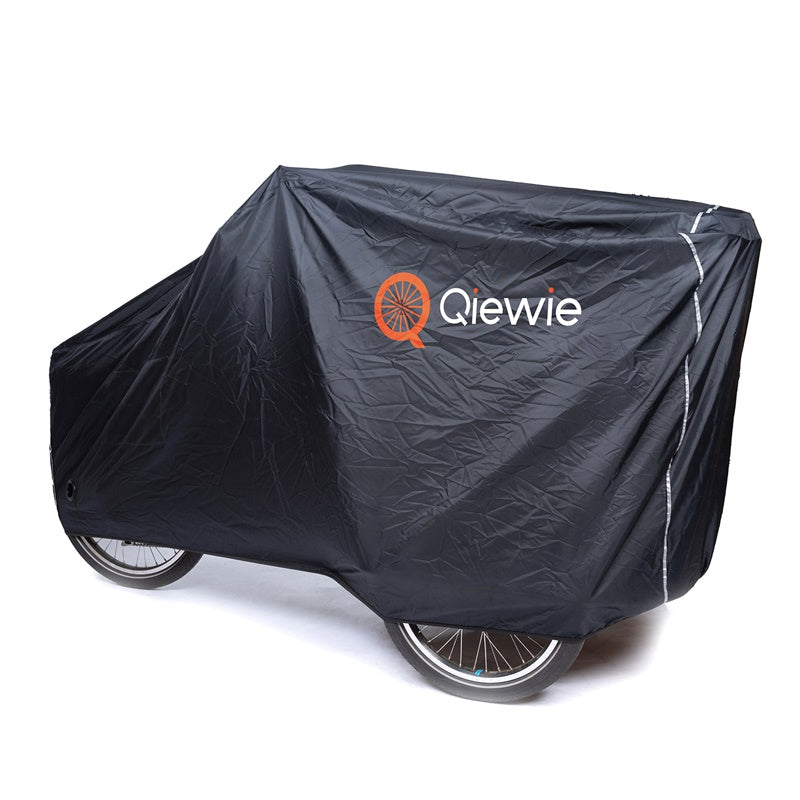 Qiewie Cargo bike housse Superior - convient au Babboe City | Noir